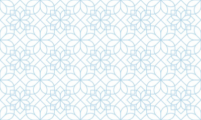 Seamless geometric pattern arab moroccan background texture islamic window grid design vector for fabric surface design packaging vector