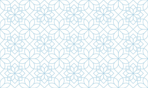 Seamless geometric pattern arab moroccan background texture islamic window grid design vector for fabric surface design packaging vector