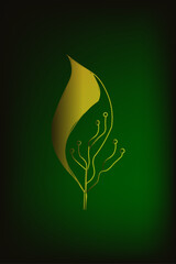 Eco Silk Circuit Flowing Technology Design.eps