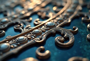 Flowing Curves Embodying Art Nouveau Aesthetic in Architectural Details Reflecting Whimsy and Elegance