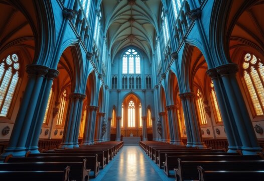 Gothic Cathedral Intricate Stone Features Ornate Spires History Architectural Masterpiece
