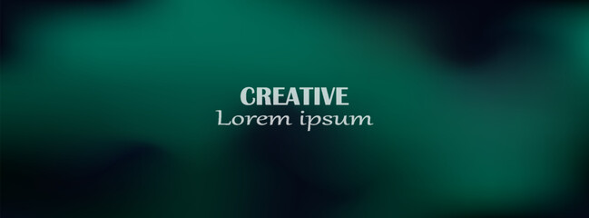 Fototapeta premium Abstract liquid gradient Background. Black and Green Fluid Color Gradient. Design Template For ads, Banner, Poster, Cover, Web, Brochure, Wallpaper, and flyer. Vector.