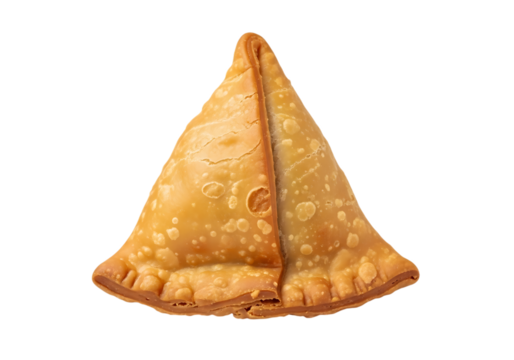 Samosa isolated on transparent background