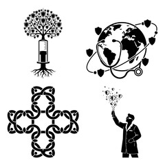 Emergency Hotline Ambulance Siren Icon Bundle