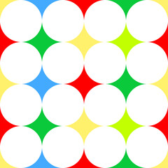 Children's multicolored seamless pattern of bright geometric stars