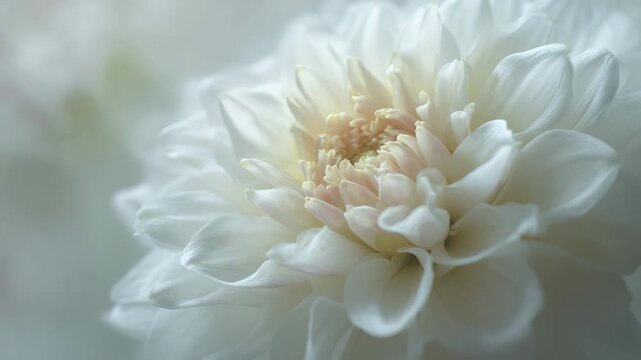 white dahlia flower