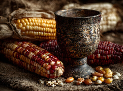 Religione Calice e grano-Religion Cup and Corn-2