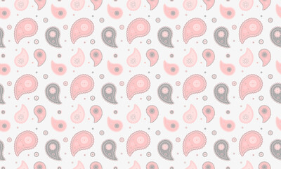 Geometry ethnic, dress boho. Calm artistic and paisley swirl. Designer nature as old elegance.