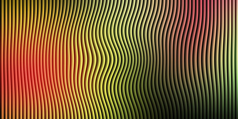 Colorful abstract background with vertical wavy lines and vibrant gradient.
