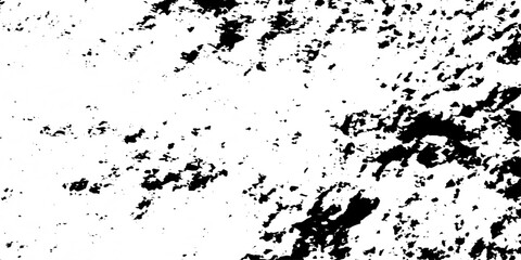 Black and white Distressed Dirty rough overlay texture. Aged splatter grunge dust messy background.	