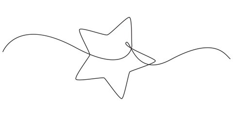 hand draw doodle stars illustration in continuous line arts style vector, hand draw doodle stars illustration in continuous line arts style vector, Star continuous one line drawing vector illustration