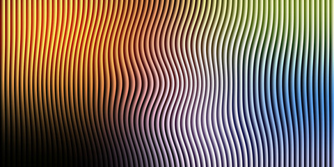 Colorful wavy vertical lines creating a dynamic abstract background.