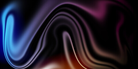 Dynamic abstract background with smooth colorful swirls of light.