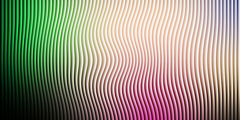 Modern abstract background with vibrant green and pink gradient wavy lines creating a dynamic texture.