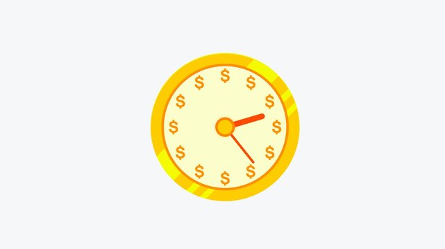 Time Is Money Concept &ndash; Spinning Dollar Clock on White Background
Ideal for business, finance, productivity, and investment projects. Clean white background for easy compositing and modern visual appe