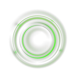 Neon round light. Frame circle with led glow. Set of laser rings for design isolated on transparent background.