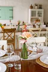 wedding table setting