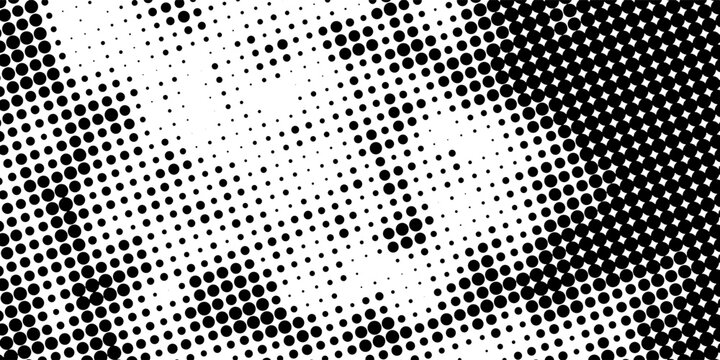 Halftone grunge dot texture background. Vintage comic style distressed overlay with soft noise effect. Suit for banner, web, brochure, pamflet and presentation