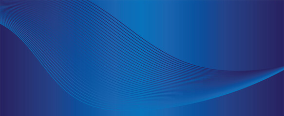 Abstract blue glowing geometric colorful lines