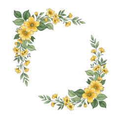 Frame isolated on transparent background