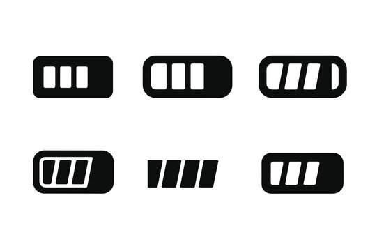 Project Task Icons. Breaking large projects into smaller, manageable tasks. Icon set. Set Logo of Breaking large projects into smaller, manageable tasks: