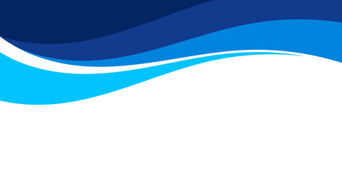 Blue Gradient Wave Background. Modern Trendy design in Vector Illustration