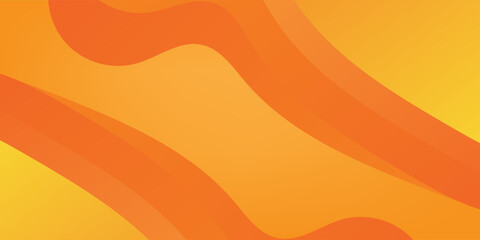 Orange Gradient Wave Background. Modern creative trendy design in vector illustration