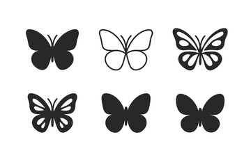 Nature-Inspired Logo Designs. Graphic design trends nature inspired design example. Set Logo of graphic design trends nature inspired design example: butterfly
