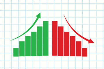 Growth and decline graph