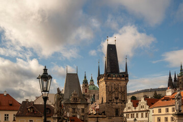 Fototapeta premium Day Light view at Prague