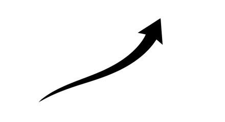 Arrow isolated on transparent background