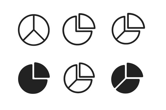 Task Segmentation Icons. Breaking large projects into smaller, manageable tasks. Icon set. Set Logo of Breaking large projects into smaller, manageable tasks: