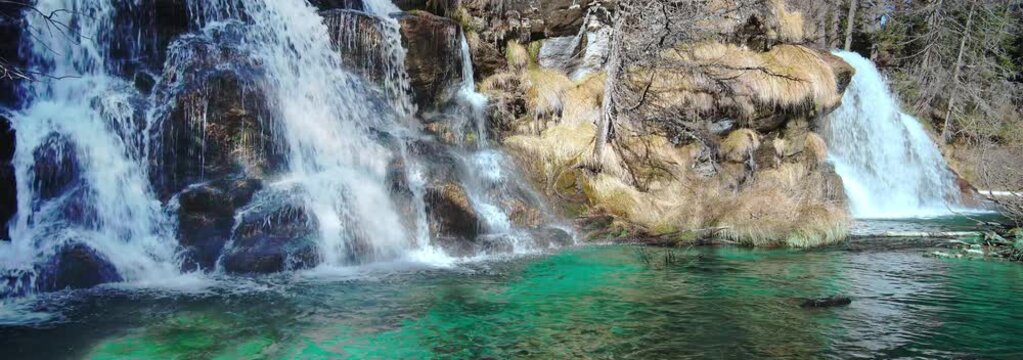  Anamorphic Lens - Fantastic waterfalls on Alpe Devero in Italy