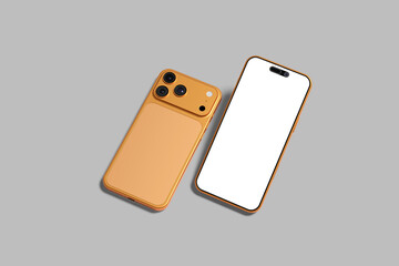 Modern Smartphone Blank Mockup Template