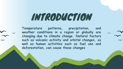 Presentation Climate change 
