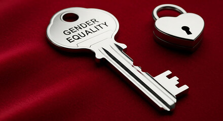 Unlock gender equality with this modern key design