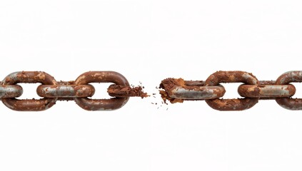 Obraz premium Fragmented Circuit. A Study in Oxidation, Decay, and Structural Stress Points.
