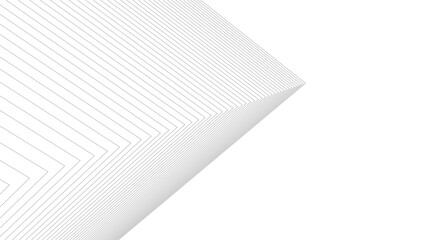 architecture geometric background, abstract lines 3d