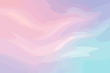 Abstract hues pastel vector illustration waves gradient shimmering dreamy soft light