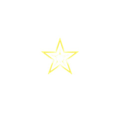 Fototapeta premium Golden Star of Bethlehem