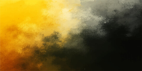 Abstract dark blue grunge backdrop texture resembling a stormy night sky with textured white fog and a subtle yellow light effect