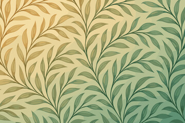 Arranged featuring elegant vector leaf seamless continuous illustration arcs pattern motion