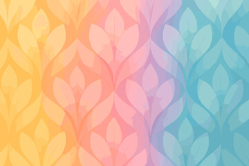 Botanical soft color stripes overlapping background seamless harmony as petalstripe vector luminous