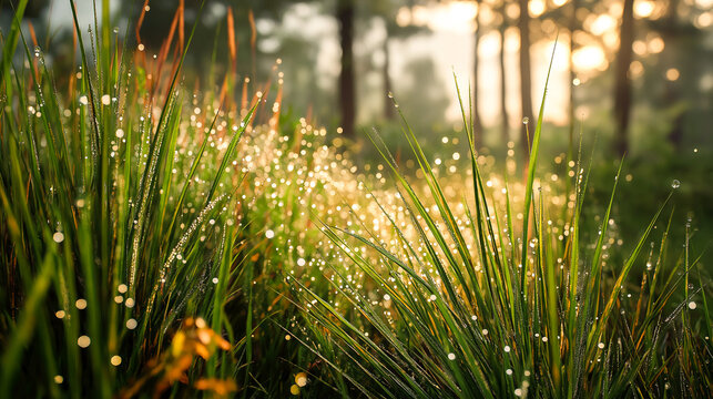 morning dew on the grass