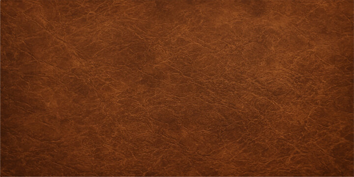 Dark brown aged leather surface texture, vintage material backdrop design