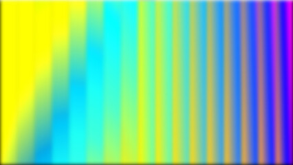 Abstract gradient of yellow, blue, and purple vertical stripes.
