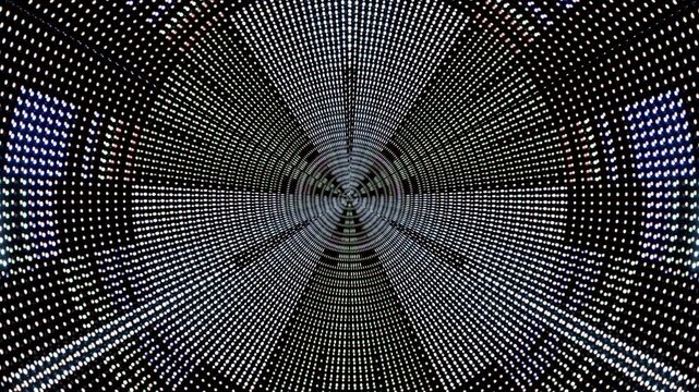 glitch made into abstract tunnel