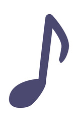 Music note sign mobile application