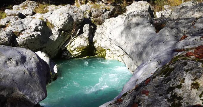 The Small Soča Gorge, Mala korita Soče, Triglav National Park, Slovenia
