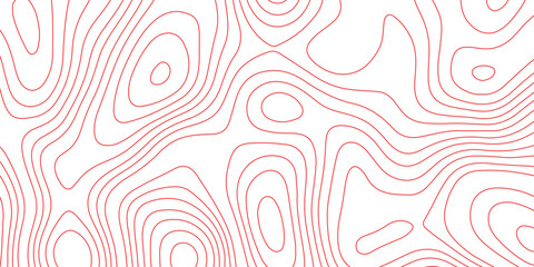 Abstract Wavy Line Pattern or Pink Topographic Lines Background.
